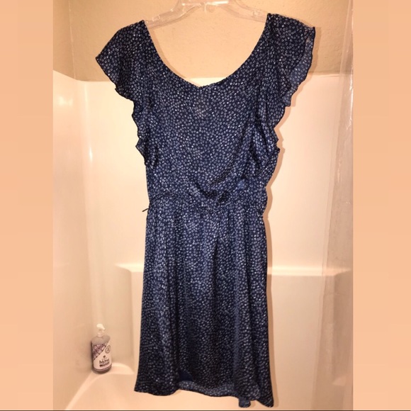 Blue flower dress - Picture 1 of 4